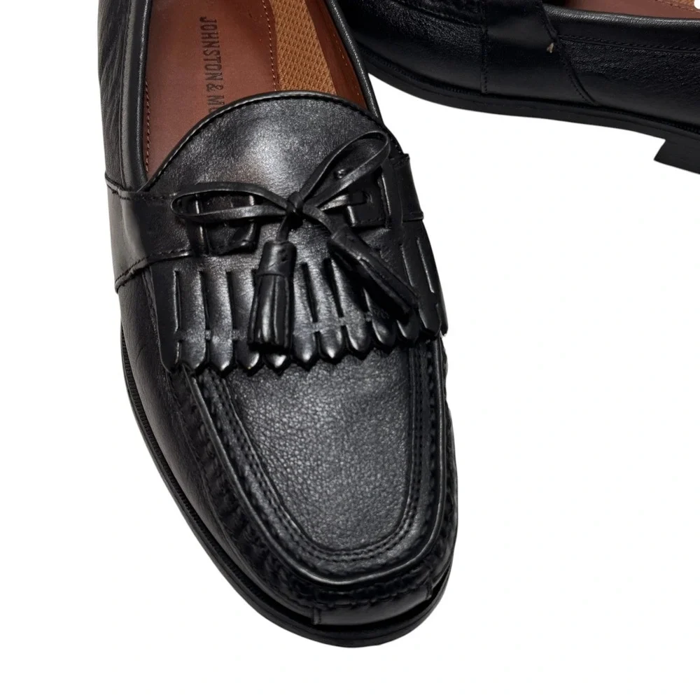 JOHNSTON MURPHY  20-0593 Aragon II Kiltie tassel Loafers mens sz 11 M Black NEW
